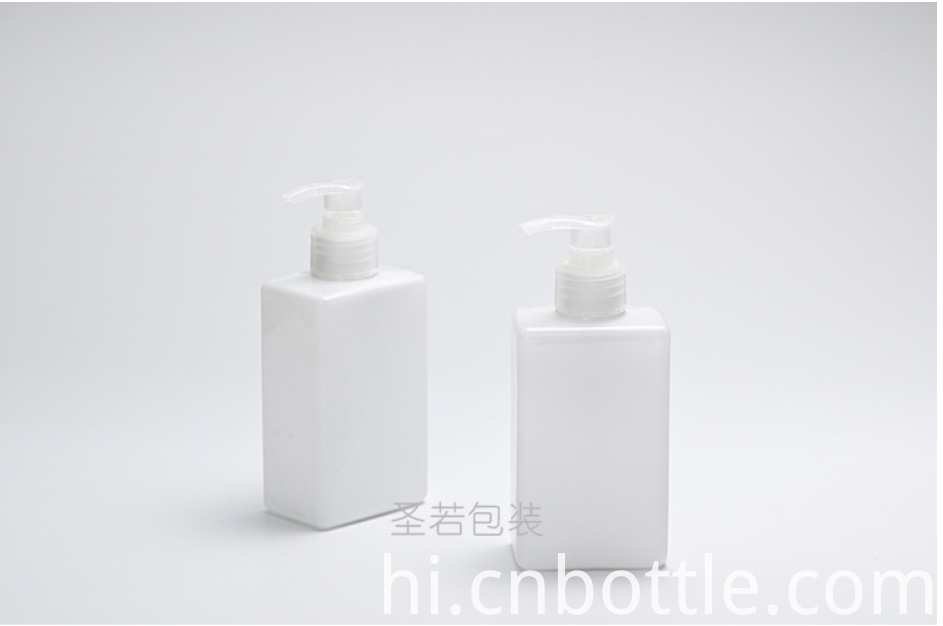 वर्ग कॉस्मेटिक पीईटी लोशन की बोतल square cosmetic PET lotion bottle